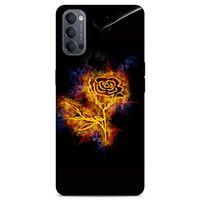 Lopard Oppo Reno 4 Uyumlu Kılıf FireX (2) Kabı Gül