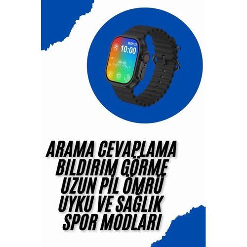 Akıllı Saat Sağlık Takibi Kalp Atışı Adımsayar Ultra Yeni Nesil Nefes Egzersizi