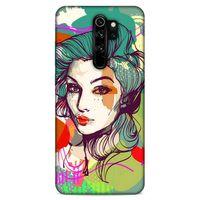 Lopard Xiaomi Redmi Note 8 Pro Uyumlu Kılıf Sürreal Yüzler ♀ (26) Tpu Silikon Kılıf Desenli