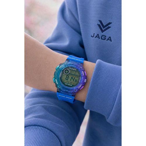 JAGA Unisex Dijital Genç Ve Çocuklara Özel Kol Saati 50 Mt Su Geçirmez Alarm Ve Kronometreli JG.19