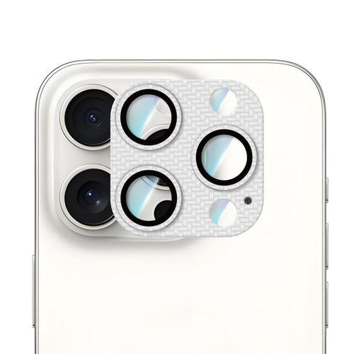 Apple iPhone 16 Pro Max CaseWorld Karbon Fiber Serisi Anti Reflective Ultra Clear Full Kamera Lens Koruyucu
