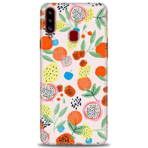 Samsung Galaxy A20S Kılıf HD Baskılı Kılıf - Ejder Meyvesi + Tam Ekran Koruyucu