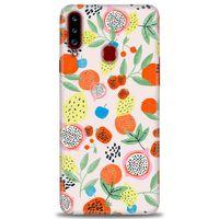 Samsung Galaxy A20S Kılıf HD Baskılı Kılıf - Ejder Meyvesi + Tam Ekran Koruyucu