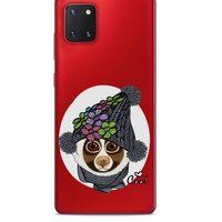 Zoologix (42) Samsung Galaxy Note 20 Şeffaf Kılıf Silikon Desenli