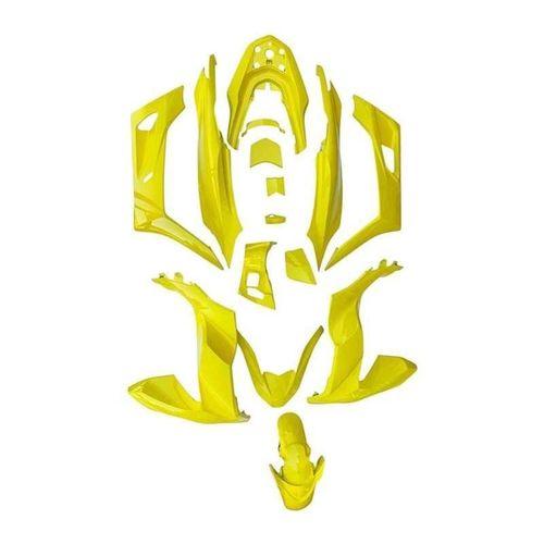 HONDA Honda Pcx 2021 - 2024 Uyumlu Komple Kaporta Seti Florasan Sarı