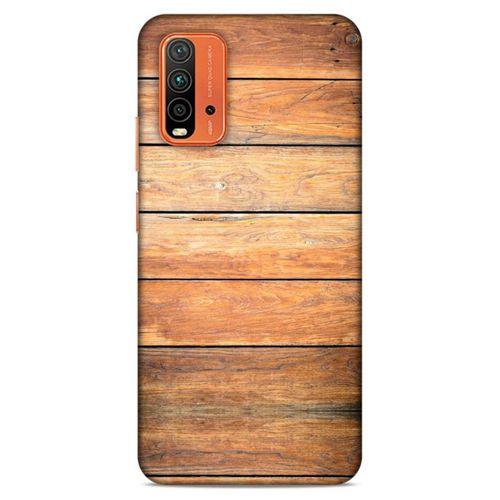 Lopard Xiaomi Redmi Note 9 4g Uyumlu Kılıf Wood'X (13) Silikon Kap Baskılı
