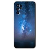 OPPO Oppo Reno 6 Kılıf HD Desen Baskılı Arka Kapak - Samanyolu