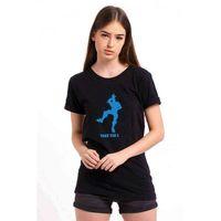 Fortnite Take The L Baskılı Siyah Kadın Tshirt