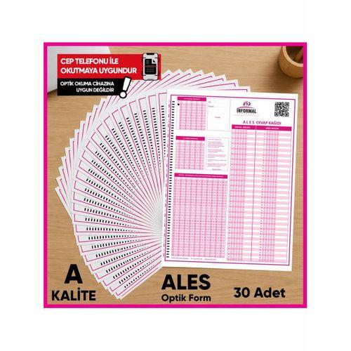 ALES Deneme Sınavları İçin 30 Adet Optik Form