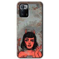 Poco x3 GT Kılıf Baskılı Arka Kapak - Devil Girl +Tam Ekran Koruyucu