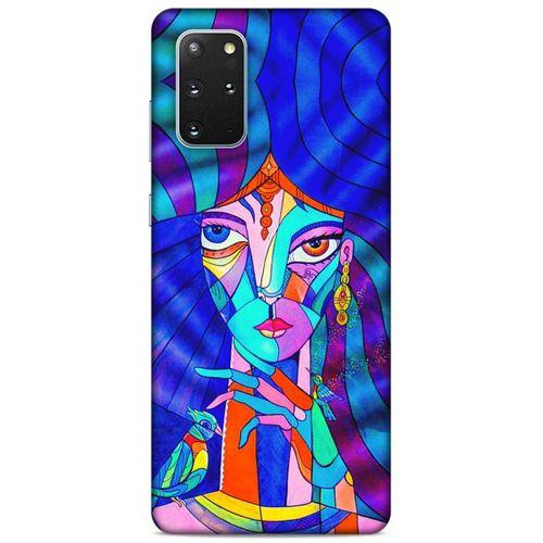 Lopard Samsung Galaxy S20 Plus Uyumlu Kılıf Sürreal Yüzler ♀ (45) Liquid Air Kılıf Baskılı