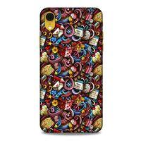 Graffitix (47) Desenli Silikon Kapak Apple iPhone XR Kılıf