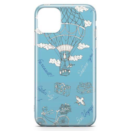 Apple iPhone 11 Pro Kılıf Vintage Seyahat Arka Kapak Koruma Desenli Full Koruyucu