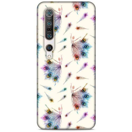 Xiaomi Mi 10 Pro Kılıf Desenli Özel Seri Tüyler (35) Fit Design Kılıf