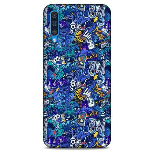 Graffitix (2) Desenli Silikon Kapak Samsung Galaxy A30s Kılıf