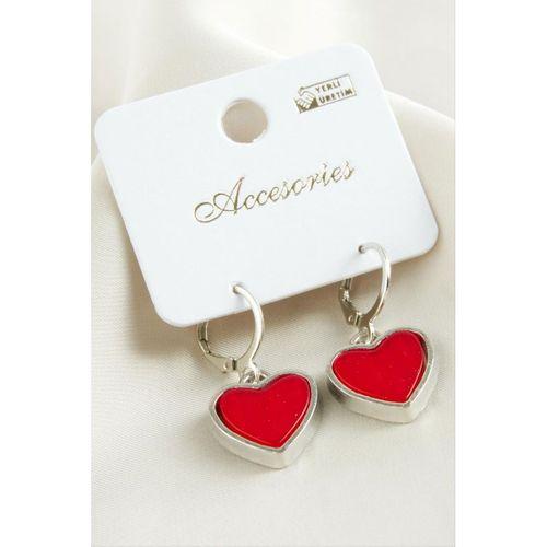 Kalp Polyester Küpe