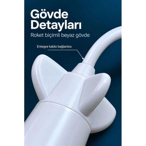 Projeksiyon Lambası Usb Bağlantılı Çevirmeli Netlik Ayarlı