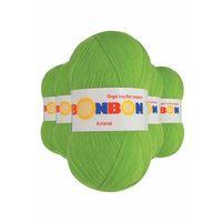 5 Adet Kristal El Örgü Lif İpi Açık Yeşil 98204