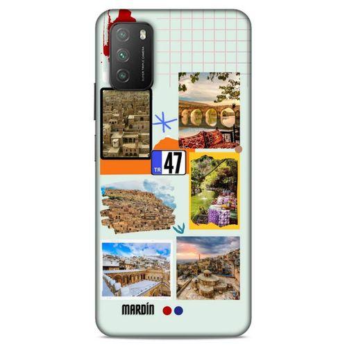 Lopard Xiaomi Poco M3 Uyumlu Kılıf Şehirli ※ (47) Mardin Crystal Flex Kılıf