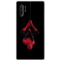 Potkal Hediye Fabrikası Samsung Galaxy Note 10 Plus Kılıf HD Desen Baskılı Arka Kapak - Örümcek Adam