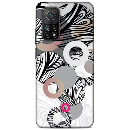 Lopard Xiaomi Mi 10T 5G Uyumlu Kılıf Soyut Sanat (42) Desenli Rugged Armor Kılıf