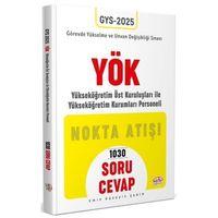 2025 GYS YÖK Nokta Atışı Soru Cevap Editör Yayınları