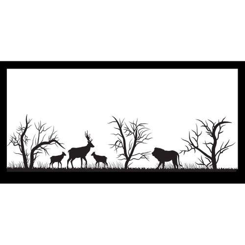 Bozkır Ve Hayvanlar Model 2 Sticker 48 x 24 cm