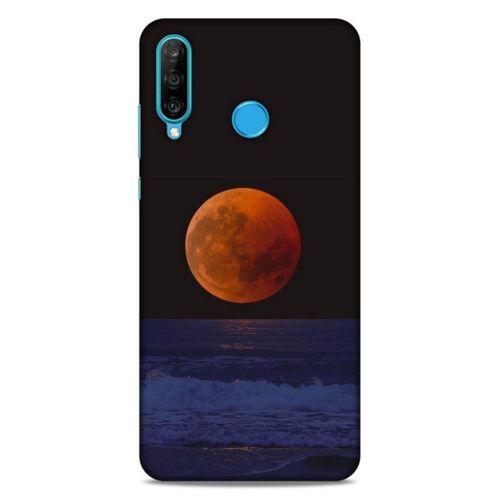 Lopard Huawei P30 Lite Uyumlu Kılıf Gece'S (38) Neo Hybrid Kılıf Kızıl Ay