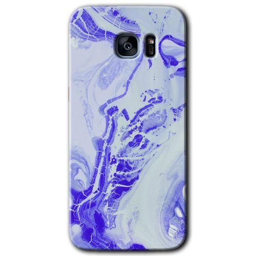 Samsung Galaxy S7 Edge HD Baskılı Kılıf + 9D Tam Ekran Koruyucu - Cranny Liquid Wall