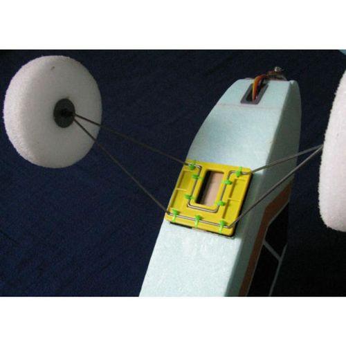 Foam RC Uçak İçin İniş Takımı Cırt Cırtlı Montaj Aparatı 3D Baskı (Bu ürün Sadece Plastik parçadır - Almadan Önce Soru Sorabilirsiniz)