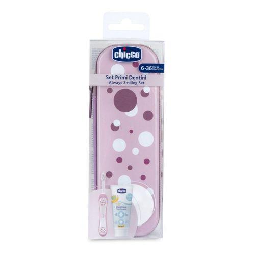 Chicco Diş Fırçası Seti 6+ Ay Lila