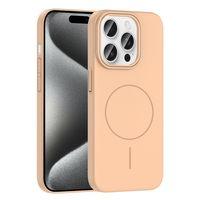 Apple iPhone 15 Pro Kılıf M-safe Şarj Özellikli Zore Ruby Sert Kapak