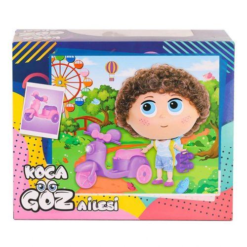 Eğitici Oyuncak  BLD298 Koca Göz Ailesi Motorcu Gezgin -Birliktoys