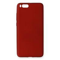 Newface Xiaomi Mi Note 3 Kılıf Premium Rubber Silikon - Bordo