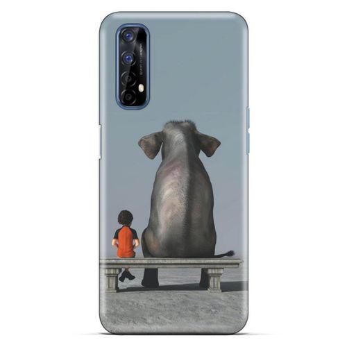 Lopard Oppo Realme 7 Uyumlu Kılıf Manipülasyon ☻ (38) Neo Hybrid Kılıf Desenli