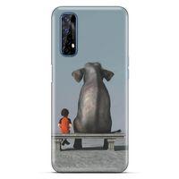 Lopard Oppo Realme 7 Uyumlu Kılıf Manipülasyon ☻ (38) Neo Hybrid Kılıf Desenli