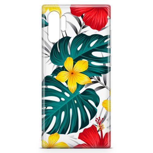 Samsung Galaxy Note 10 Plus Kılıf Marmaris Çiçekleri Arka Kapak Koruma Desenli Full Koruyucu