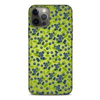 Frutix Blueberry 02 Apple iPhone 12 Pro Kılıf Desenli Silikon