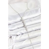 316L Çelik Zincir Gümüş Renk Yıldız Model Y Kolye