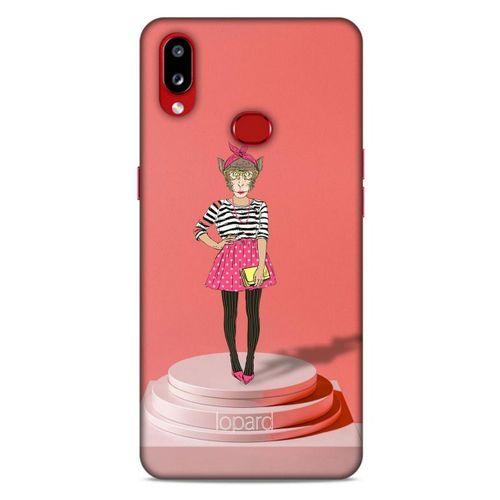 Samsung Galaxy A10s Kılıf FunnyMaX (9) Kılıf Gül Kurusu Maymun