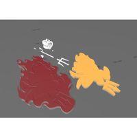 ASU Sundevil Renkler İçin Bölünmüş (Bu ürün Sadece Plastik parçadır - Almadan Önce Soru Sorabilirsiniz)