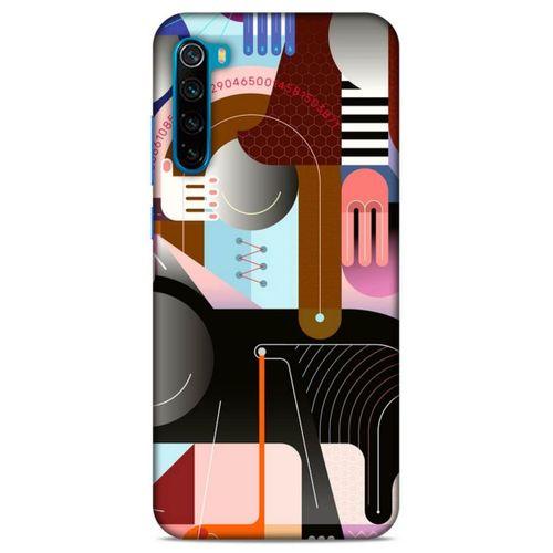 Lopard Xiaomi Redmi Note 8T Uyumlu Kılıf Soyut Sanat (18) Desenli Telefon Kılıfları