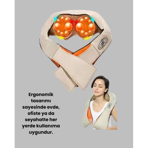 Ovmalı Isıtmalı Boyun Omuz Bel Masaj Aleti Kas Ve Eklem Ağrılarına Etkili