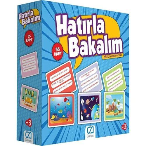 Games Games Hatırla Bakalım Eğitici Hafıza Oyunu 55 Kart 5108