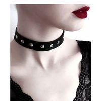 Deri Metalli Bayan Boyunluk