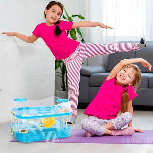 Imac Fantasy Hamster Kafesi Mavi 58x38x38,5cm