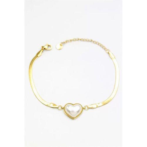 Kalp Bileklik - Altın