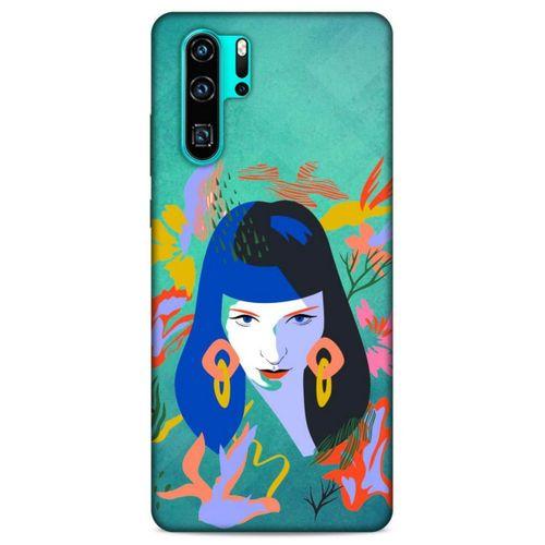 Lopard Huawei P30 Pro Uyumlu Kılıf Sürreal Yüzler ♀ (12) Koruyucu Silikon Desenli