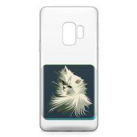 Samsung Galaxy S9 Kılıf Kedi Minyatur Arka Kapak Koruma Desenli Full Koruyucu