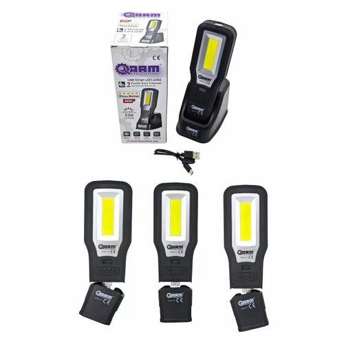 Arm 550 Lümen Ultraviyoleli Özellikli Miknatıslı Şarjlı Tamirci Feneri